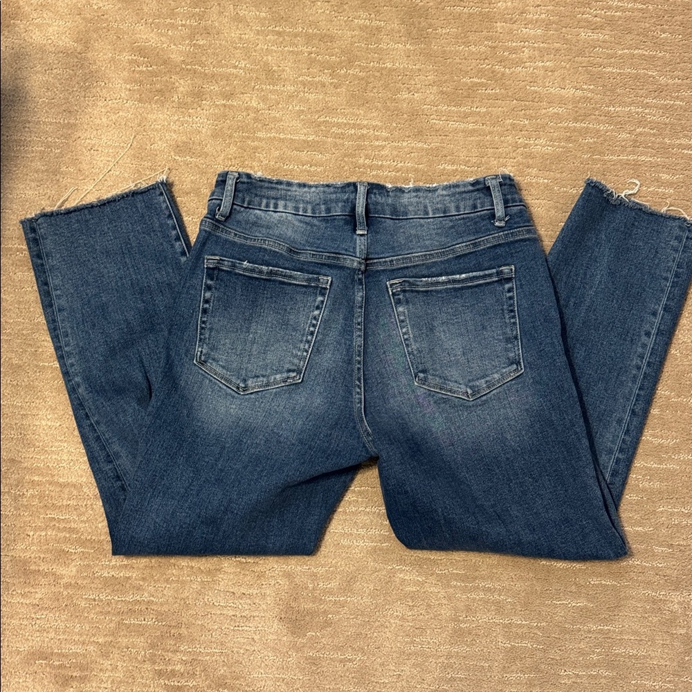 VERVET BY FLYING MONKEY Dark Blue Ankle Jeans - Picture 4 of 7